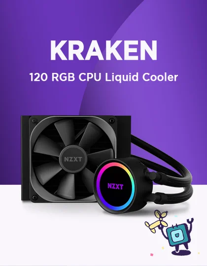 NZXT Kraken 120 RGB CPU AIO Cooler