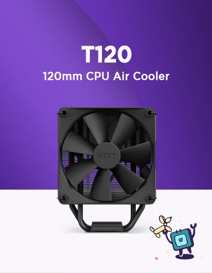 NZXT T120 120mm CPU Air Cooler